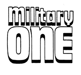 MILITARY ONE logo