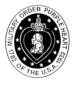 MILITARY ORDER PURPLE HEART OF THE U.S.A. 1782 1932 logo