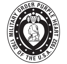 MILITARY ORDER PURPLE HEART OF THE U.S.A. 1782 1932 logo