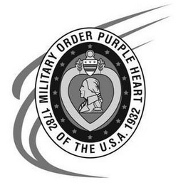 MILITARY ORDER PURPLE HEART OF THE U.S.A. 1782 1932 logo