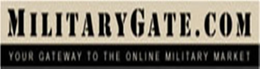 MILITARYGATE.COM YOUR GATEWAY TO THE ONLINE MILITARY MARKET logo