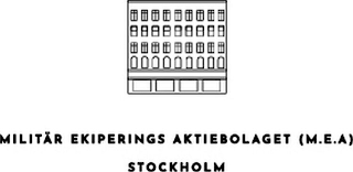 MILITÄR EKIPERINGS AKTIEBOLAGET (M.E.A) STOCKHOLM logo