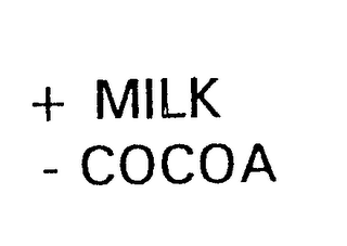 + MILK - COCOA logo