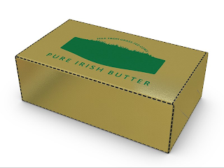 MILK FROM GRASS-FED COWS PURE IRISH BUTTER logo