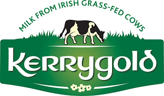 MILK FROM IRISH GRASS-FED COWS KERRYGOLD logo