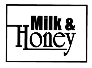 MILK & HONEY logo