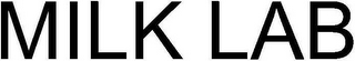 MILK LAB logo