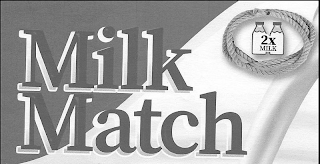 MILK MATCH 2X MILK logo