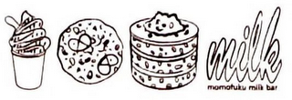 MILK MOMOFUKU MILK BAR logo