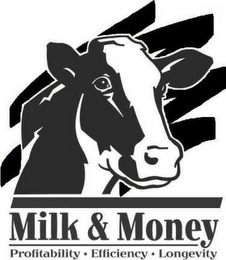 MILK & MONEY PROFITABILITY EFFICIENCY LONGEVITY logo