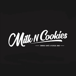 MILK N COOKIES COOKIE CAFE' & CEREAL BAR logo