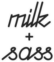 MILK + SASS logo