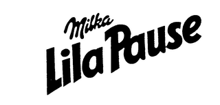 MILKA LILA PAUSE logo