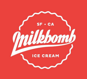 MILKBOMB ICE CREAM SF · CA logo