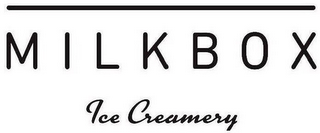 MILKBOX ICE CREAMERY logo
