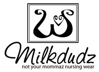 MILKDUDZ - NOT YOUR MOMMAZ NURSING WEAR logo