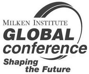 MILKEN INSTITUTE GLOBAL CONFERENCE SHAPING THE FUTURE logo