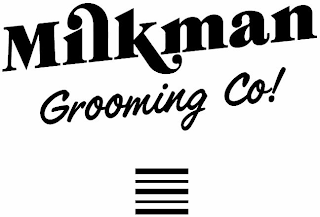 MILKMAN GROOMING CO! logo