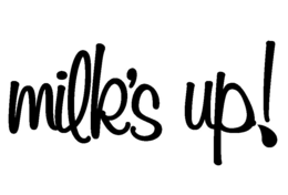 MILK'S UP! logo