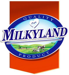 MILKYLAND QUALITY PRODUCT logo