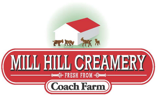 MILL HILL CREAMERY FRESH FROM COACH FARM logo