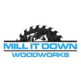 MILL IT DOWN WOOD WORKS logo