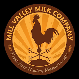 MILL VALLEY MILK COMPANY NSEW FRESH FROM HADLEY, MASSACHUSETTS logo