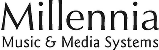 MILLENNIA MUSIC AND MEDIA SYSTEMS logo