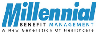 MILLENNIAL BENEFIT MANAGEMENT A NEW GENERATION OF HEALTHCARE logo