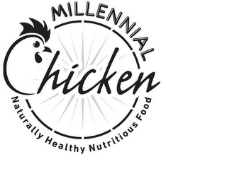 MILLENNIAL CHICKEN NATURALLY HEALTHY NUTRITIOUS FOOD logo