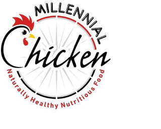MILLENNIAL CHICKEN NATURALLY HEALTHY NUTRITIOUS FOOD logo