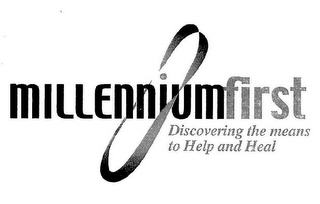 MILLENNIUM FIRST DISCOVERING THE MEANS TO HELP TO HEAL logo