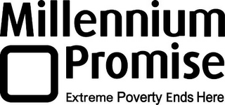 MILLENNIUM PROMISE EXTREME POVERTY ENDS HERE logo