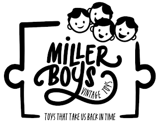 MILLER BOYS VINTAGE TOYS TOYS THAT TAKE US BACK IN TIME logo