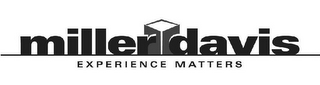 MILLER DAVIS EXPERIENCE MATTERS logo