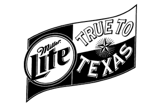 MILLER LITE TRUE TO TEXAS logo