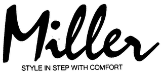 MILLER STYLE IN STEP WITH COMFORT logo