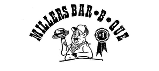 MILLERS BAR B QUE THE PEOPLE'S CHOICE #1 logo