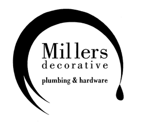 MILLERS DECORATIVE PLUMBING & HARDWARE logo