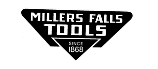 MILLERS FALLS TOOLS SINCE 1868 logo