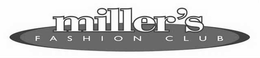 MILLER'S FASHION CLUB logo
