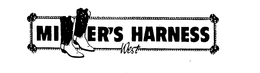 MILLER'S HARNESS WEST logo