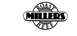 MILLER'S ROAST BEEF logo