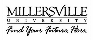 MILLERSVILLE UNIVERSITY FIND YOUR FUTURE. HERE. logo