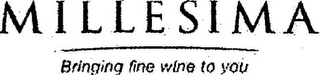 MILLESIMA BRINGING FINE WINE TO YOU logo