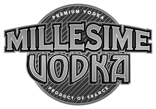 MILLESIME VODKA PREMIUM VODKA PRODUCT OF FRANCE logo