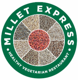 MILLET EXPRESS · HEALTHY VEGETARIAN RESTAURANT · logo