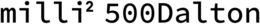 MILLI2 500DALTON logo