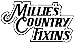 MILLIE'S COUNTRY FIXIN'S logo