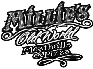 MILLIE'S OLD WORLD MEATBALLS & PIZZA logo